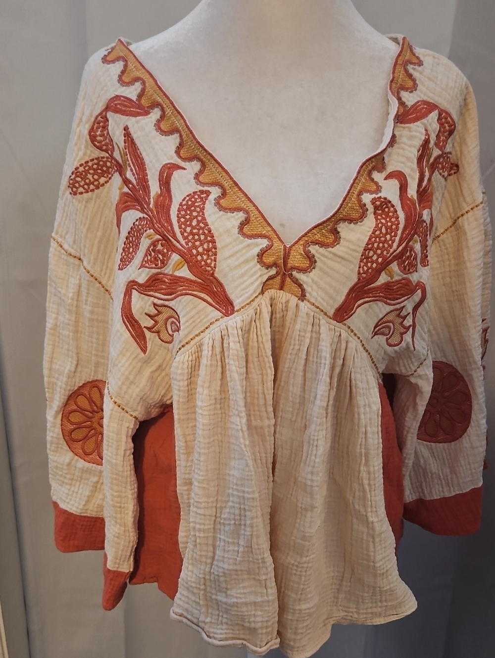 Veveret Patterned Top L